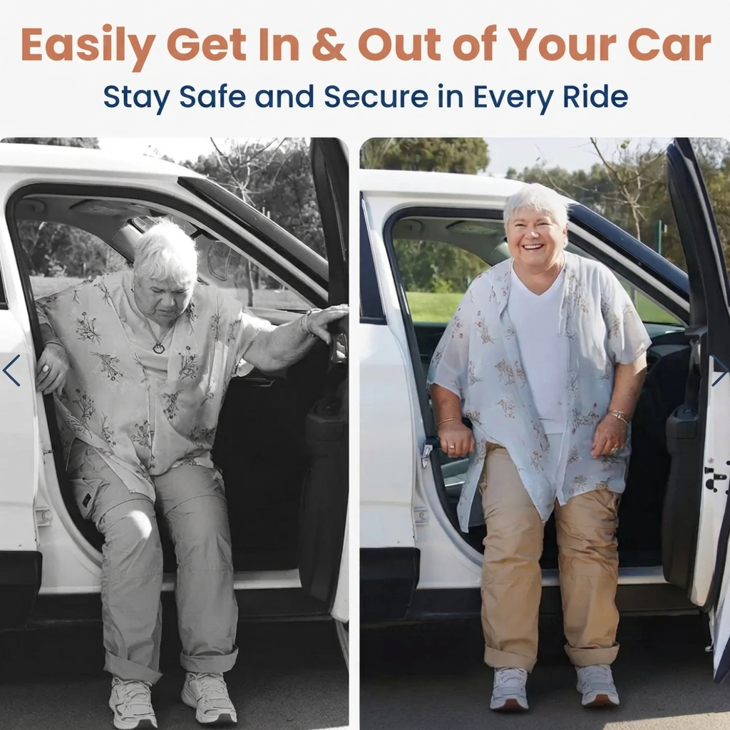 Upright Car Assist Handle — 3-in-1 Mobility Aid