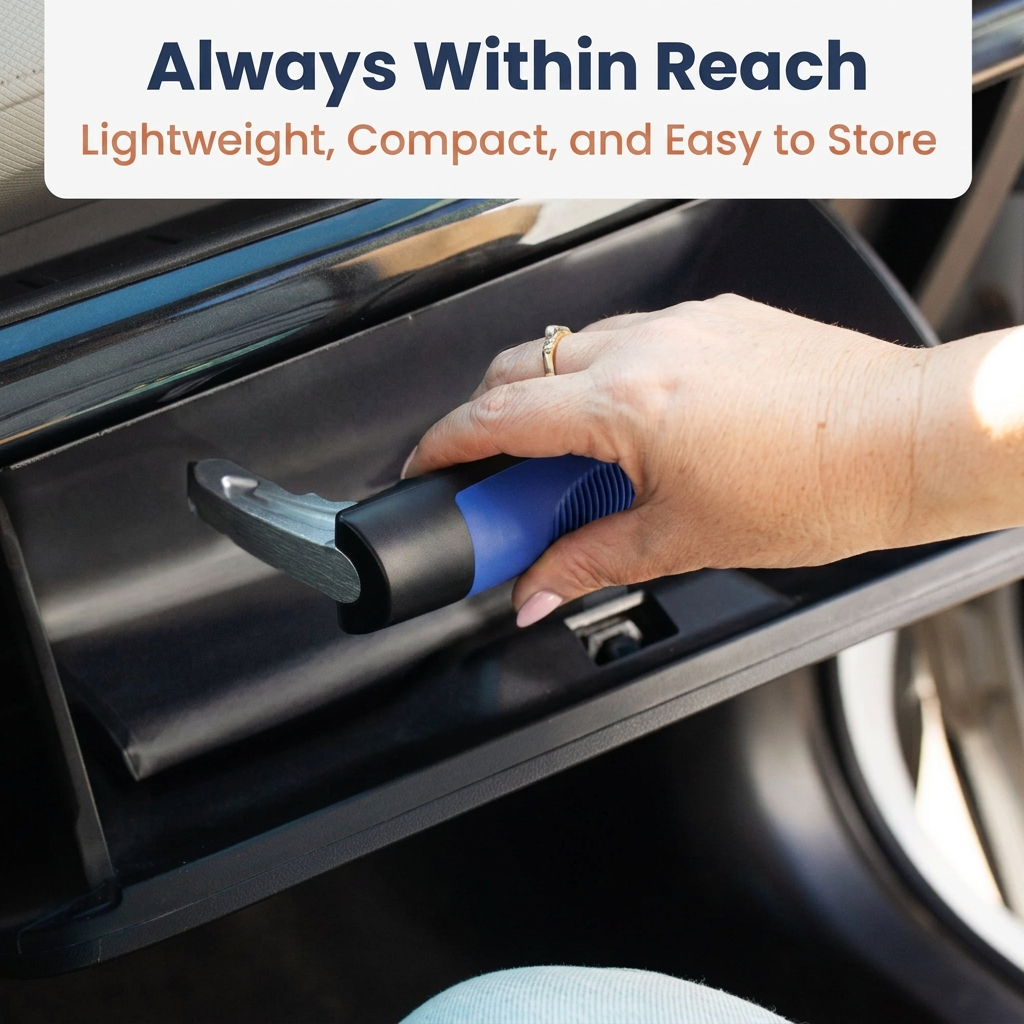 Upright Car Assist Handle — 3-in-1 Mobility Aid