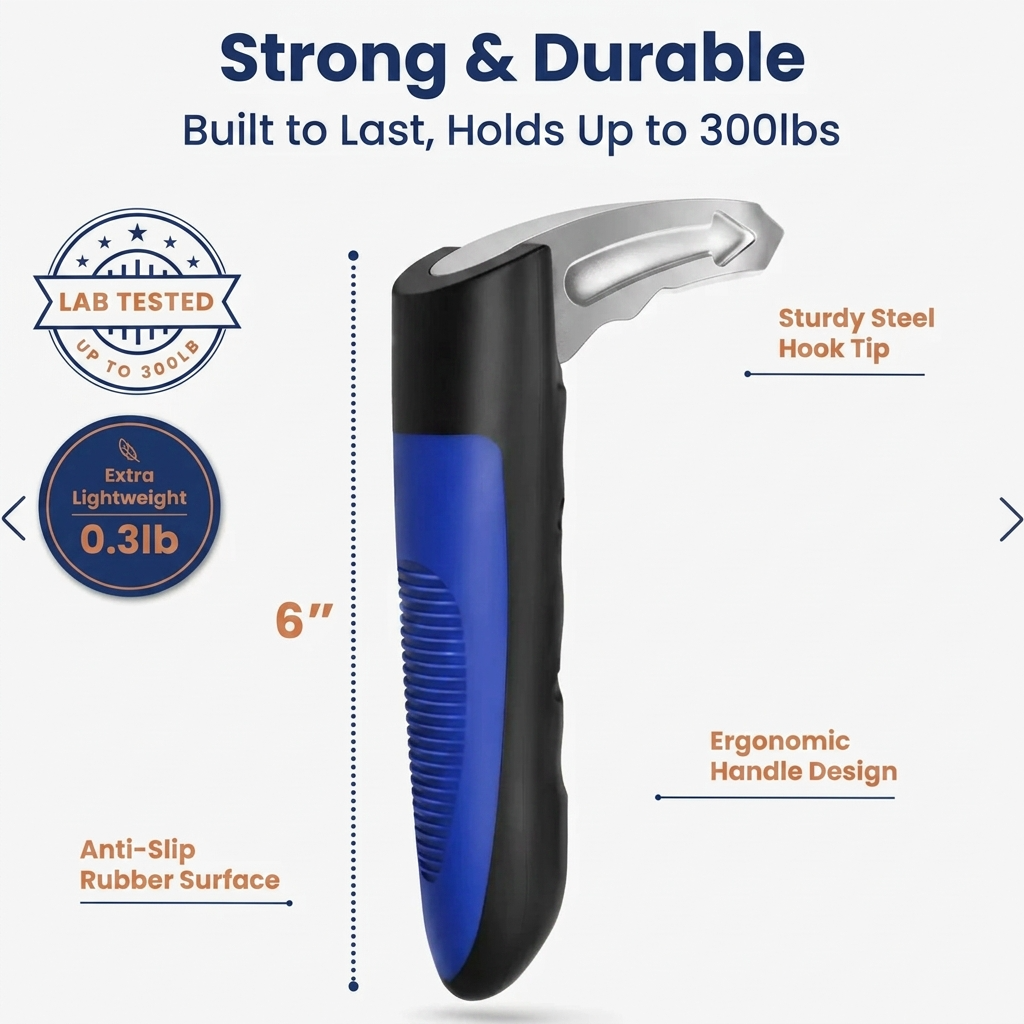 Upright Car Assist Handle — 3-in-1 Mobility Aid